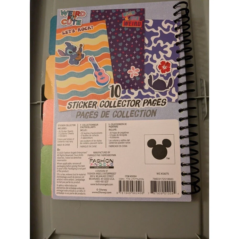 Make It Real: Disney Stitch Fuzzy Journal & Pen - And 1000 Stitch Sticker Book